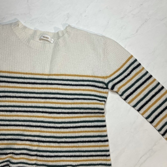 A.L.C. Women’s Meryl Striped Wool Blend Pullover Sweater Size Small - Picture 3 of 7